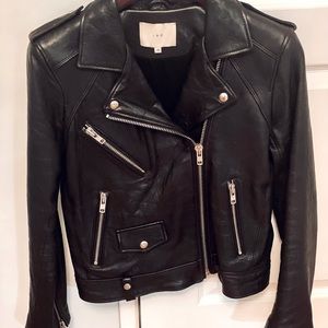 NOT FOR SALE ❌❌❌ IRO Ebeyna Lamb Leather Biker Jacket FR: 38